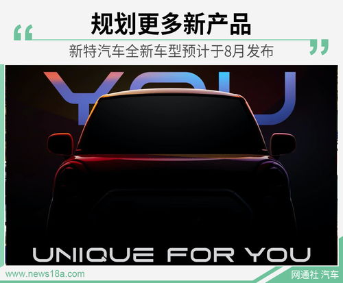 规划更多新产品 新特汽车全新车型预计于8月发布